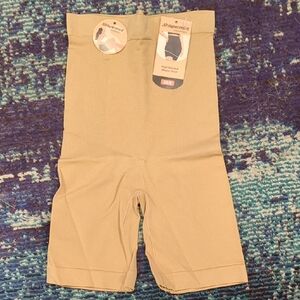 Shapermint Tan All Day Every Day High-waisted Shaper Shorts